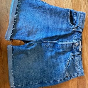 New Reformation Mom Denim Shorts